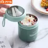Lunch Boxes 510ml Stainless Steel with Spoon Thermal Food Container Vaccum Cup Insulate Bento Thermos Soup For Kids School 230321