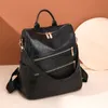 Women Men Backpack Style Genuine Leather Fashion Casual Bags Small Girl Schoolbag Business Laptop Backpack Charging Bagpack Rucksack Sport&Outdoor Packs 1138