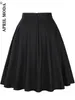 Jupe's Ritiway Cotton rétro vintage jupe noire faldas haute taille une ligne rockabilly jupe 50s swing umbrella jupes épingle