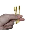 Wholesale 85mm Gold Wax Dabbers Smoking Dab Rigs Smok Gadgets Dry Herb Tools Accessories