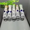 Hookahs Flat mouth filter glass suction nozzle Wholesale Glass bongs Oil Burner Pipes Water Pipe Oil