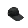 Casquette de baseball classique chapeau de créateur de mode pour hommes noir unisexe cappello taille réglable triangulaire émail coton matériel chapeaux de camionneur de luxe couleur unie PJ051 C23