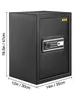 Fingeravtryckslås Safe Deposit Box 0,8/1,7/2,1 kubikfot digital elektronisk hemlighet dold spargris för butikspengar