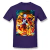 As camisetas masculinas são erradas tentar pegar garotas em uma masmorra Familia Myth Anime Homme Pure Algodão Grande Camiseta de Manga Curta