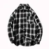 Casual shirts voor heren geruite shirt flanel geruite shirt mannen shirts shirts lange mouw chemise homme katoen mannelijk check shirts herfst modemerk heren c 230321