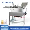 ZONESUN Automatic Filling Sealing Machine Small Anti-aging Essence Vitamin Glass Ampoule Bottles Hot-melt Packing