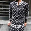 Men's Tracksuits New Zipper T-SHIRT MAN TRACKSUIT SET Stripe Spring And Autumn Working Clothes For Men Leisure Sweat Suit Football Uniform Jott G1222 T230321