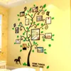 Wall Stickers 3D Family Tree Acrylic Po tree Home Decor Poster Decal Mirror po wall wallpaper kid room decor 230321