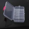 Bolsas para joyas, contenedor ligero para el hogar, estuche transparente de plástico, accesorios duraderos multifuncionales, organizador de joyas, almacenamiento