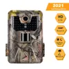 Caméras de chasse 36MP 2.7K Trail Camera 940nm Low Glow Vision nocturne infrarouge Po Trap Caméras de chasse Caméra sans fil HC900A Surveillance de la faune 230320