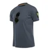 T-shirts pour hommes Hommes T-shirt tactique militaire en plein air Séchage rapide à manches courtes Hauts de sport Chemise pour hommes Randonnée T-shirt d'entraînement T-shirt en coton respirant 230321