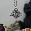 Pendant Necklaces Boho Vintage Silver Color Moth Shape Pendants Necklace For Women Fashion Personality Insect Jewelry Wedding Anniversary