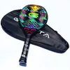 Tennis Rackets GAIVOTA 12K Carbon Fiber beach racket limited edition highend racket with laser film 3D true color holographic technology1pcs 230320