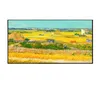 Living room decoration painting World famous painting Sofa background Wheat field oil painting Living room dining room banner board hanging painting