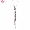 Chains Fashion Star Crystal Long Tassel Pendant Necklace For Women Color Sweater Chain Luxury Jewelry Collier Femme