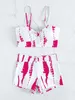 Bikinis de biquíni de tamanho grande biquíni Bikinis Set Sexy Women Swimwear 2023 Tie Dye Swimsuit Female Bathingwear Biquini