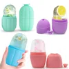 Facial Cool Skin Face Roller Ball Ice Globes Ice Cube Ball Silicon Massage Roller