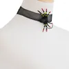 Choker Vintage Lace Multiple Necklace & Pendant Gothic Spider For Women Accessories False Collar