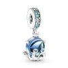 Blue Series Pearl Sterling Silver 925 Motyl Turtle Fairy Color CHARME JEST DOSTĘPNE DO BRANDERY PANDORA DIY MAŁA Biżuteria Biżuteria