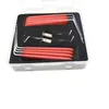 Locksmith tools Car Open Tool 10pcs Anti skid Red L-shaped handle Lock Pick Set Unlocking Tool