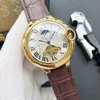 Montre-bracelet mécanique pour hommes, nouvelle marque originale, Business, classique, boîtier rond, horloge recommandée a5, 2023