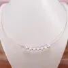 Chaînes en gros réel 7-8mm taille collier de perles naturelles de culture d'eau douce beau cadeau de fête pour les femmes femmes filles