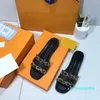 2023 Designer tofflor Casual Leather Women's Orange Sandals Beach Shoes Jelly Shoes Original 35-40