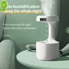 Atualize novo umidificador de ar de 800 ml em casa gotículas de água anti-gravidade