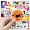 Spiderstickers 60 stcs schattige cartoon horror angst Artropode dieren pack W-1526