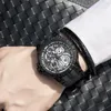 Cwp ONOLA Reloj Marca Cool Cuarzo Moda Masculina Casual Deporte Esfera Única Hombres Japón Movimiento Militar Todo Negro Joven Man288s