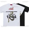 Men's T-Shirts RRR123 T Shirt Men Women 1 1 Best Quality 123 Number Python Print T-shirt High Street Tees Streetwear Tops T230321