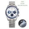 42mm Designer Watches Real ship function Cal.3861 OS Mechanical Automatic Chronograph Movement 904L Stainless Steel Watch Sapphire Glass Wristwatch