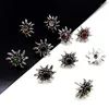 Stud Earrings Dames Traditional Colors Duitse Edelweiss Rhinestone Earring Oktoberfest Party Fashion Sieraden Groothandel