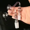 Wasserpfeifen Farbe gebogenes Kürbistopf-Glasbongs-Zubehör, buntes Pfeifenrauchen gebogenes Glaspfeifenöl