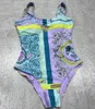 Designer Bikini Sets For Women One Piece Swimsuits Multicolors Beach Swimwear