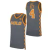 Tennessee Volunteers College 2 Julian Phillips Jersey Basketball 4 Tyreke Key 25 Santiago Vescovi 5 Zakai Zeigler 13 Olivier Nkamhoua Sewing NCAA man vrouw jeugd