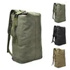 Sacs polochons mode en plein air voyage bagages armée sac Portable hommes couleur unie toile sac à dos grande capacité Sport sac à dos multifonction