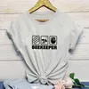 女性の Tシャツ女性の半袖トップス Tシャツ蜂愛好家のためのギフトミツバチ養蜂家エストグラフィックプリント夏面白い Tシャツ