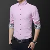 Chemises habillées pour hommes Arrivée Chemise blanche Hommes à manches longues Business Casual Vêtements confortables Camisa MasculinaMen