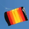 Kite Accessoires Großer Regenbogen für Kinder und Erwachsene Outdoor -Spiele Aktivitäten Hinterhof 230320