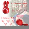 Ny klitoris sugande kaninvibrator med 8 vibration 5 suglägen bröstvårtor g spot stimulator vuxna par sex leksaker för kvinnor 18 230316