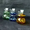 Three-color hooks bongs accessories Glass Water Pipe Smoking Pipes Percolator Glass Bongs Oil Burner Water Pipes Oil Rigs Smoking