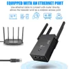 1200Mbps WiFi Repeter Band Dual Band Wireless Wireless 2,4 GHz/5,8 GHz Extender APRIGADOR DE WIFI AP ROUTER com antenas de 4pcs