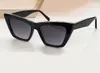 Shiny Black Fame Cat Eye Occhiali da sole per donna Occhiali Designer Occhiali da sole Sonnenbrille Occhiali da sole Shades UV400 Eyewear con scatola