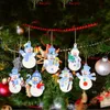 Weihnachtsdekorationen, Baumschmuck, 8 Stück, Schneemann-Behang für Feiertage, Jahrestage, Partygeschenke