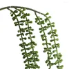 Kwiaty dekoracyjne sztuczne sukulenty rośliny symulacja zieleń pereł Perły Łez Łurek sznur ścienna wisząca impreza przyjęcie ślubne