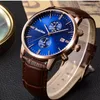 Zegarek chronograf kwarcowy zegarek mężczyzn Zatrzymaj zegarki wodoodporne skórzane paski Relogio Masculino reloJ hombre montre homme