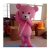 Nuevo disfraz de oso de peluche rosa caricatura de anime caricaturas de anime carnaval carnaval unisex adultos tamaño navideño fiesta de cumpleaños traje de atuendo al aire libre