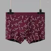 Unterhosen Marke Herrenunterwäsche Reine Baumwolle Druck Floral Männer Boxershorts Modal Trocken und bequem Männliche Boxer Große Größe