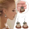 Hoop Earrings Groundhog Wood For Girls Christmas Valentine's Day Gift Holiday Cute Funny